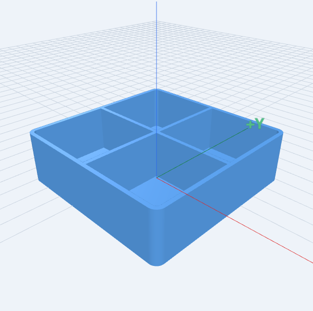42 mm Grid Organizer: compiled 3D model