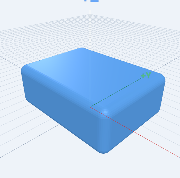 Rounded Box (minkowski): compiled 3D model